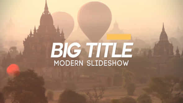 Big Title Slideshow - VideoHive 13247519