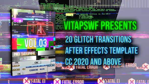 Glitch Transitions - VideoHive 47707936