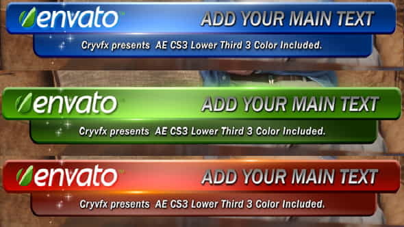 Master Color Lower Third - VideoHive 114948