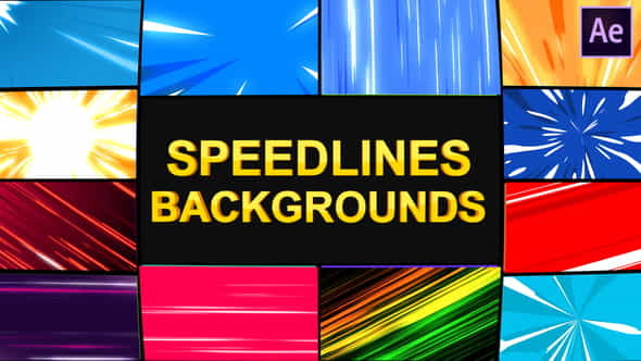 Speedlines Backgrounds | After Effects - VideoHive 25924368