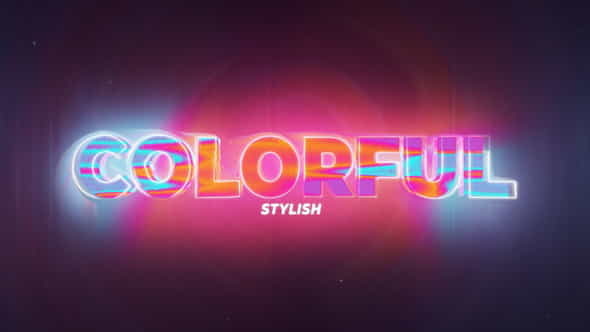 Colorfull Title - VideoHive 34237324