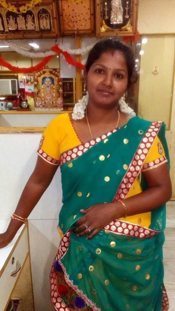 Tamilnadu saree aunty-5697