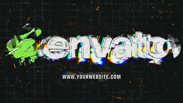 Cosmic Distortion Logo - VideoHive 57426892