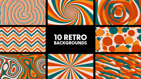 Retro Backgrounds - VideoHive 42963868