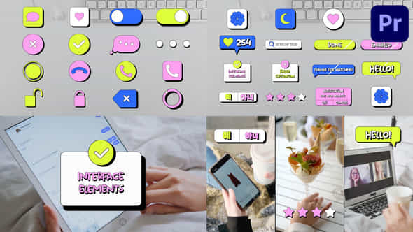 Interface Elements For Premiere Pro - VideoHive 50651742