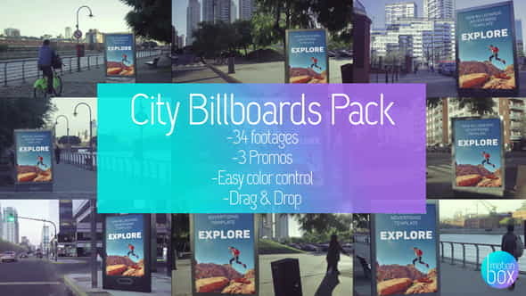 Billboards City Mockup Pack - VideoHive 23726584