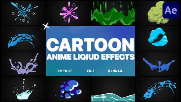 Cartoon Anime Liquid - VideoHive 38665455