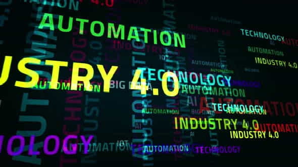 Industry 4.0 technology and automation - VideoHive 32816964