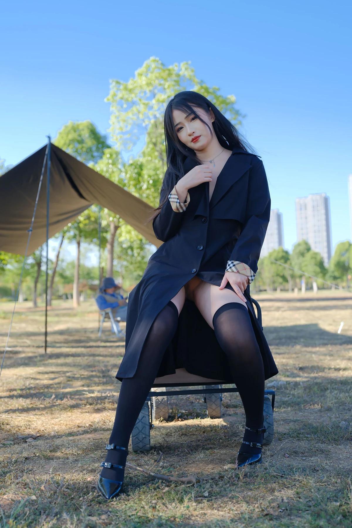 小泽 – 黑丝御姐 户外露出 Set.02(4)