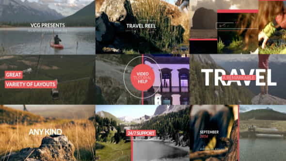 Travel Reel With Titles - VideoHive 17923569