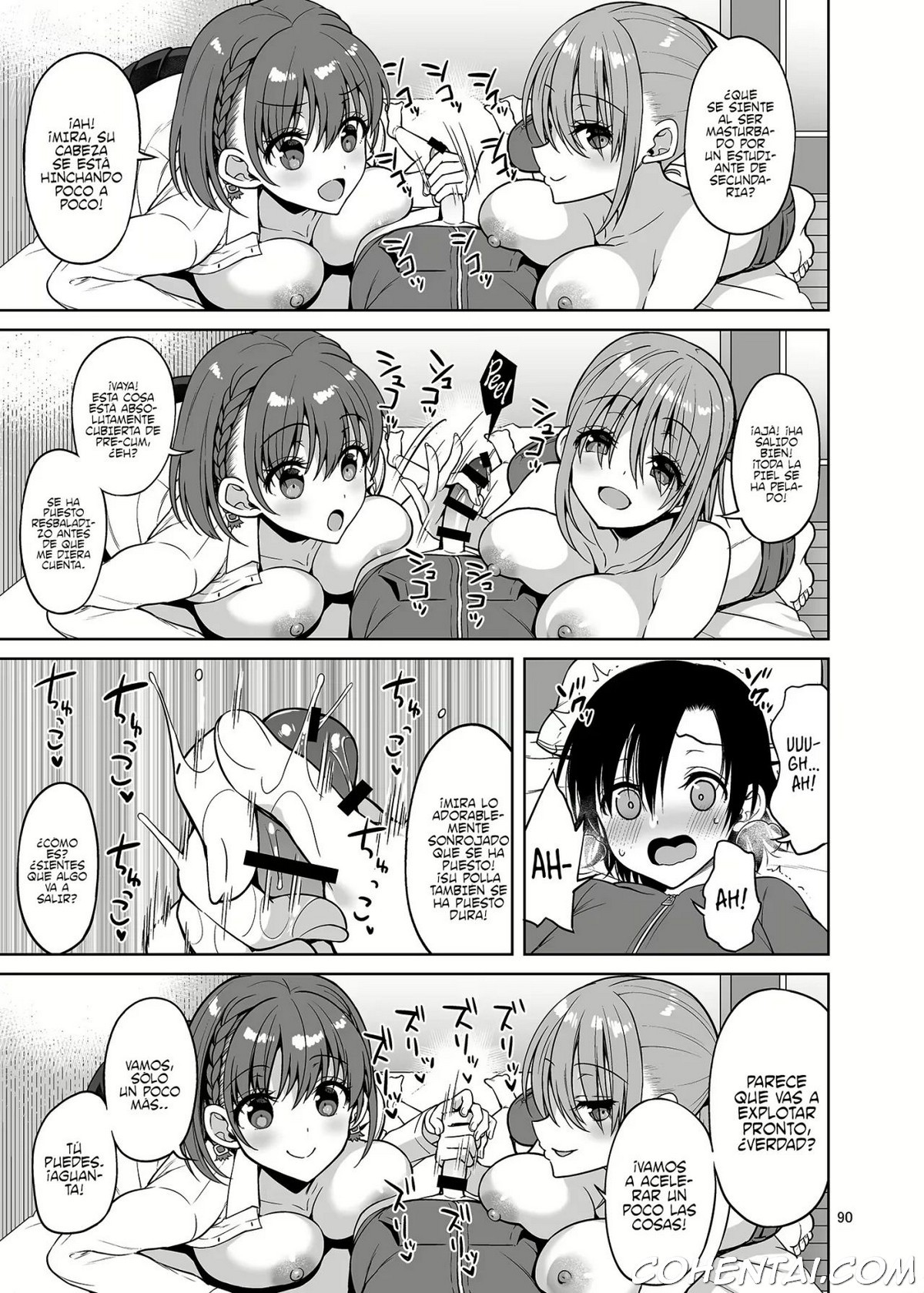 Tawawa na Anoko-tachi (Onii-san Mitemasu ka? Ima kara Doutei Chinpo o Tabete Sukebe ni Nachaimasu) (Getsuyoubi no Tawawa) xxx comics manga porno doujin hentai español sexo 