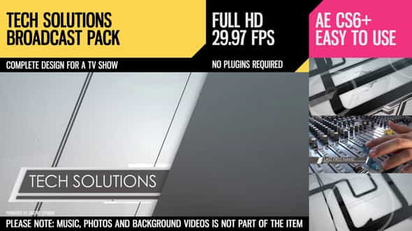Tech Solutions (Broadcast Pack) - VideoHive 3067972
