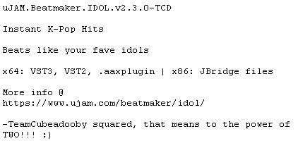 uJAM Beatmaker IDOL v2.3.0-TCD