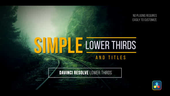 Simple Lower Thirds - VideoHive 33707259