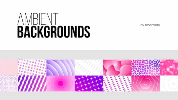 Ambient Backgrounds for Premiere Pro - VideoHive 32438804