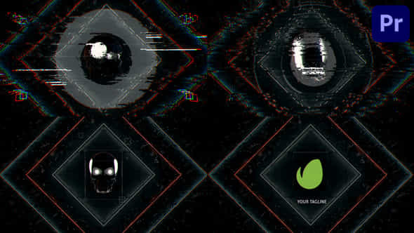 Cyberpunk Logo for - VideoHive 43967881