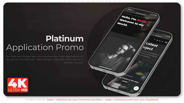 Platinum APP Promo - VideoHive 33225135