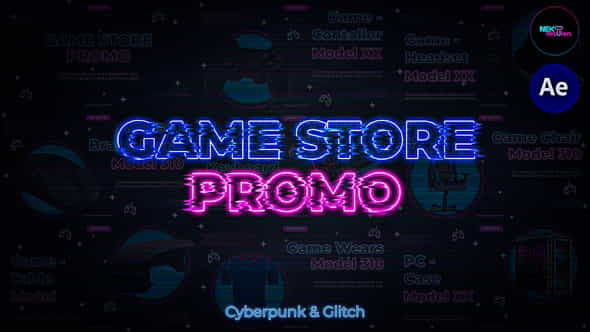Game Store Promo - VideoHive 33671372