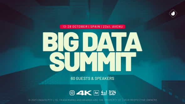 Big Data Summit - VideoHive 33072462