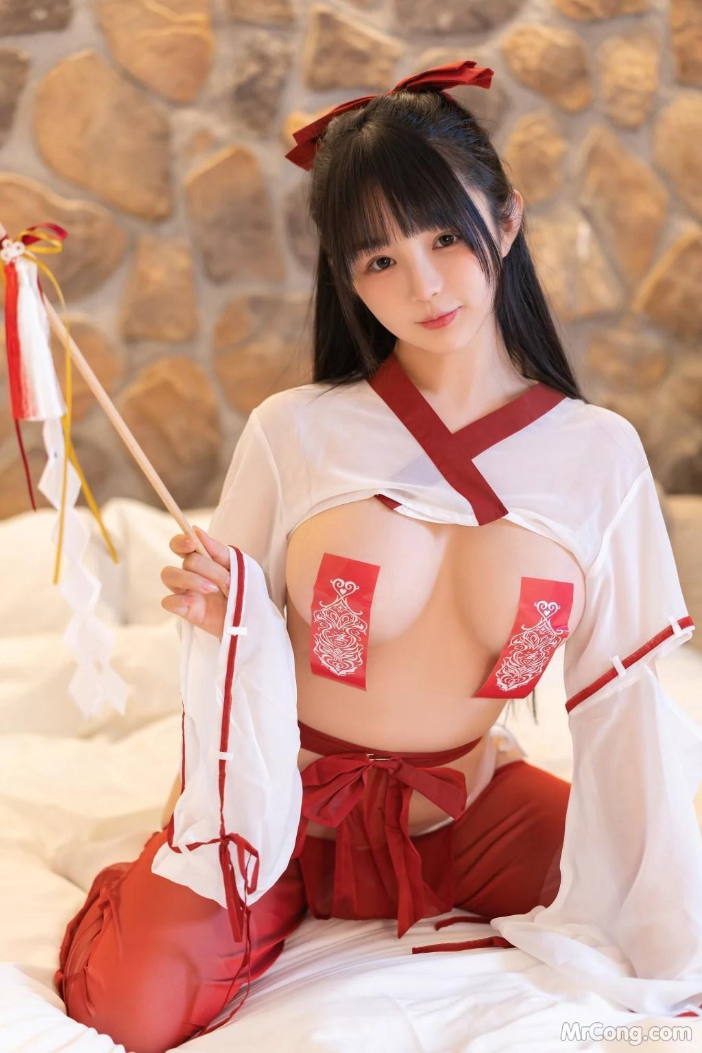 Coser@桜井宁宁 Vol.078: 巫女 (48 photos)(5)