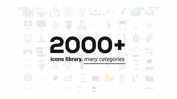 3400 Animated Icons Library - VideoHive 29590771