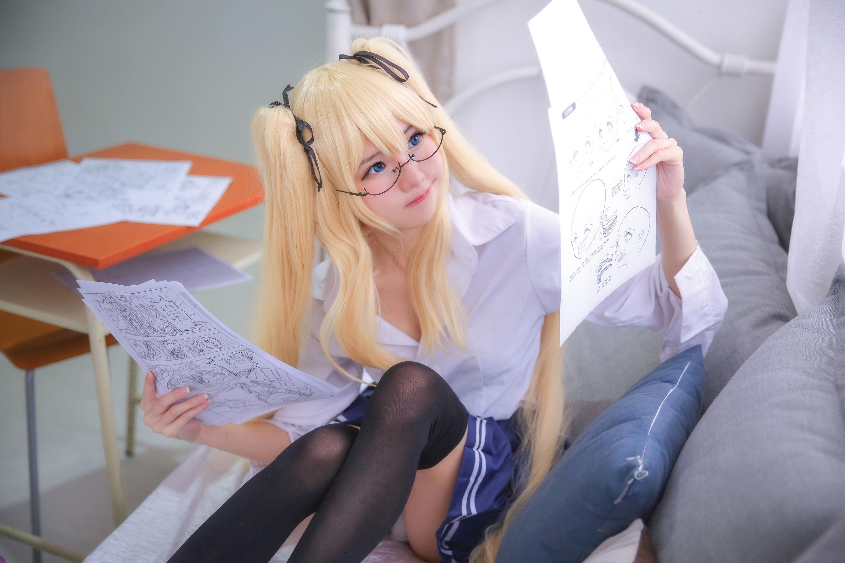 [网红COSER] Sally Dorasnow – Eriri School Girl(34)