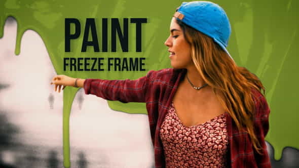Paint Freeze Frame - VideoHive 25064836