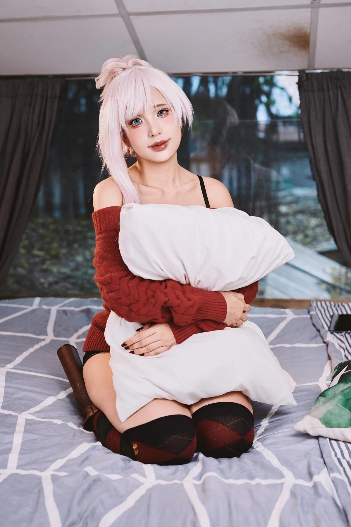 Cosplay PuyPuy – 家庭主妇武藏(10)