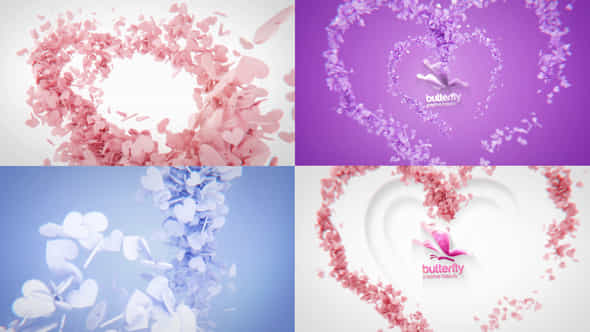 Heart Logo Reveal Bundle - VideoHive 50940158