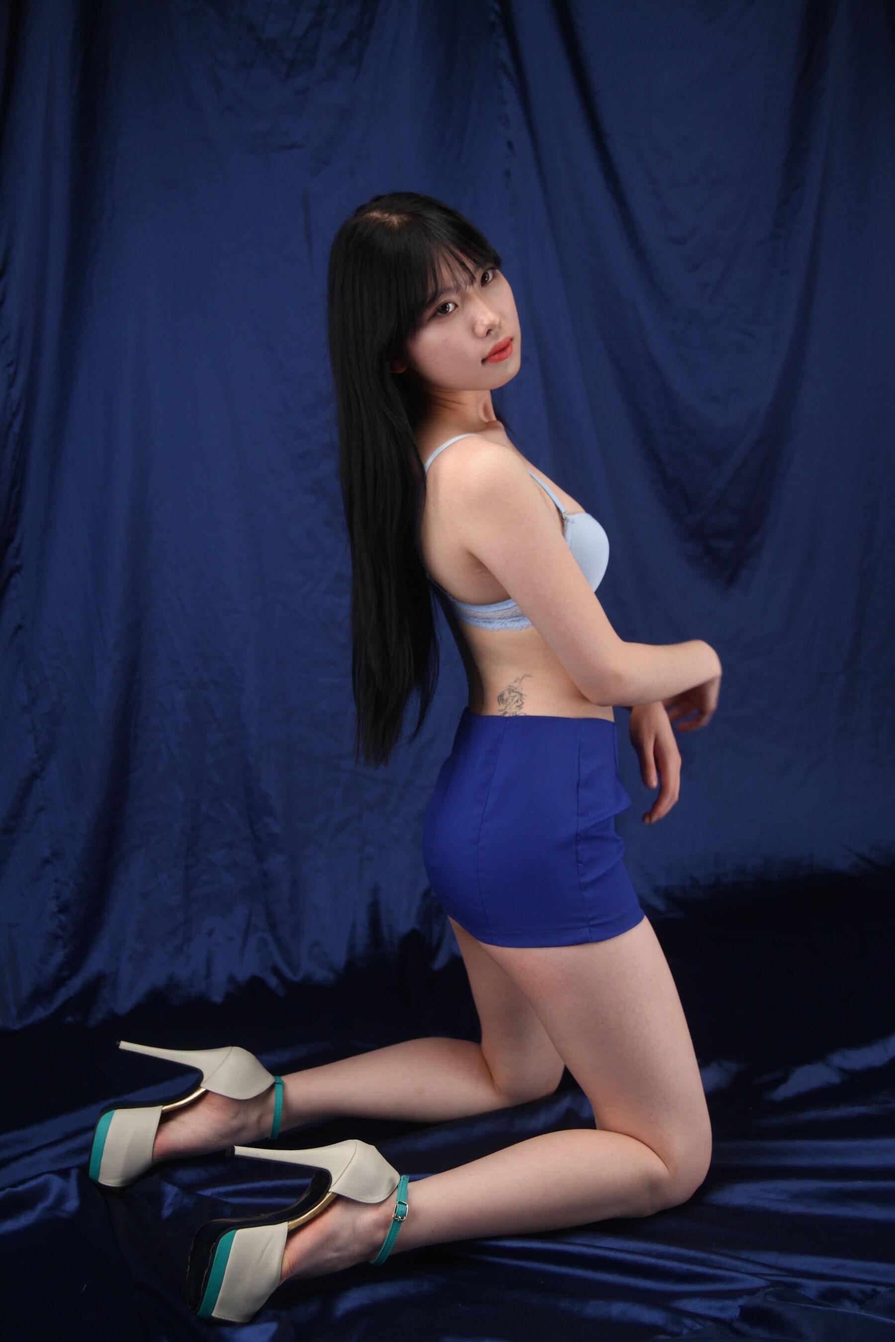 韩模人体 韩模汉娜（한나）人体私拍套图(98)