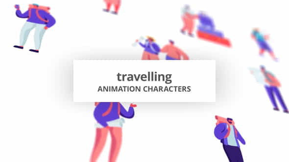 Travelling - Character Set - VideoHive 32842674