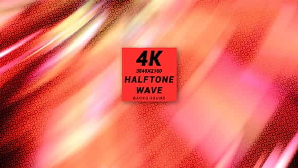 Halftone Wave - VideoHive 34156329