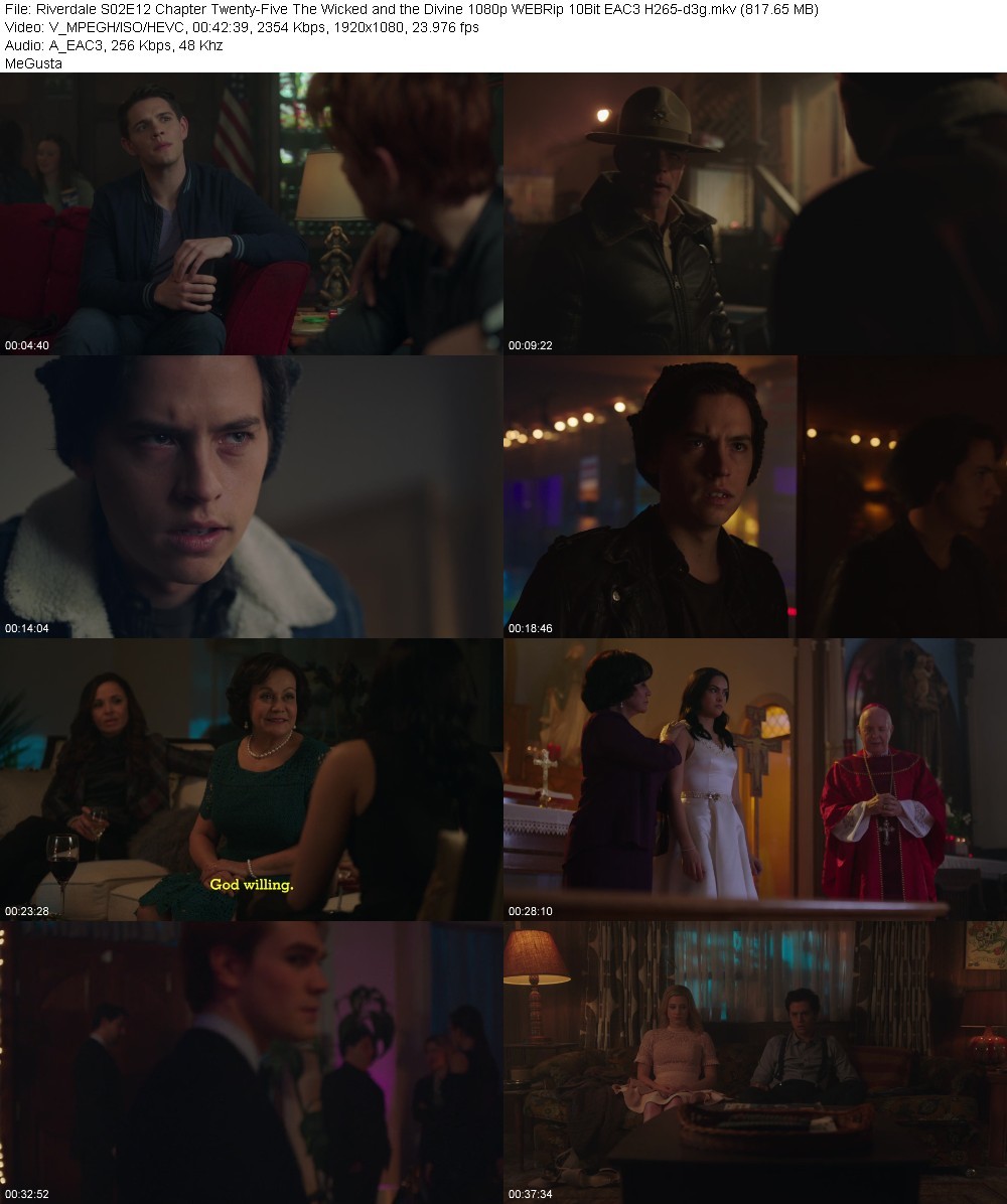 Riverdale S02E12 Chapter Twenty-Five The Wicked and the Divine 1080p WEBRip 10Bit EAC3 H265-d3g