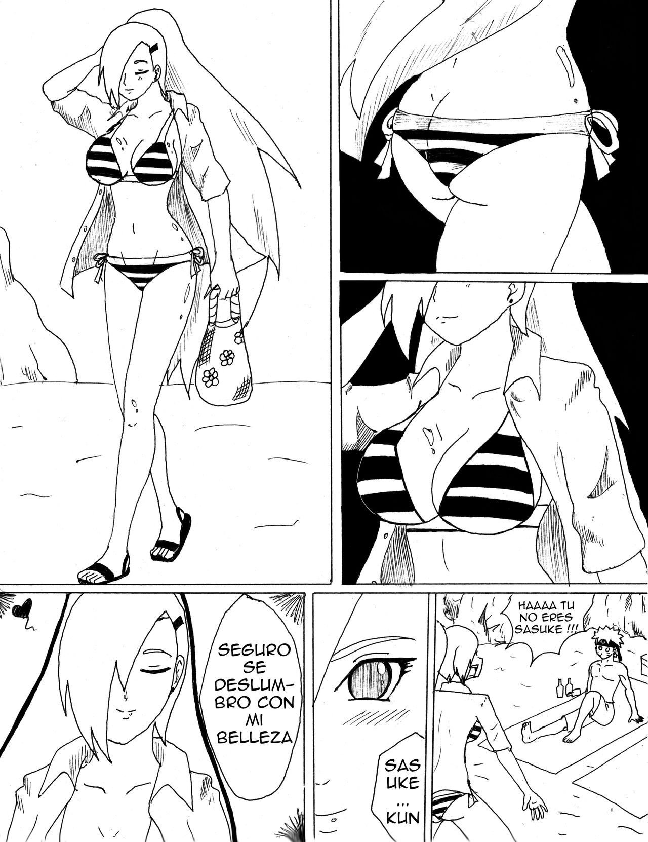 Diversion en la Playa – Naruto x Ino - 17