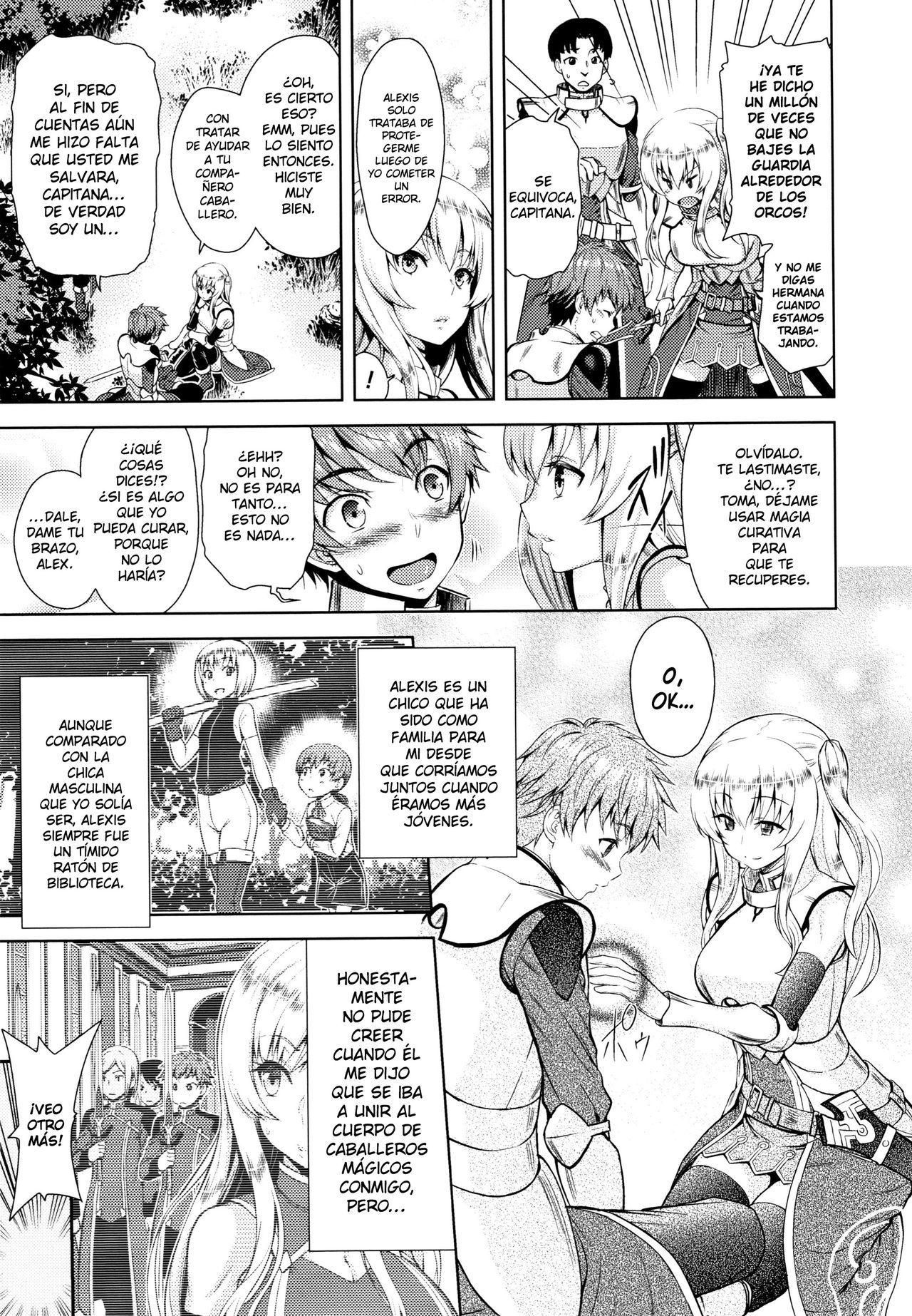 [Yamada Gogogo] Erona -Orc no Inmon ni Okasareta Onna Kishi no Matsuro-  Erona -La Caída de una Hermosa Guerrera Maldecida con la Lasciva Marca de un Orco + Epílogo [Spanish] {meiwow + k