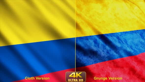 Colombia Flags - VideoHive 24631115