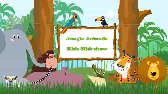 Jungle Animals Kids - VideoHive 43443265