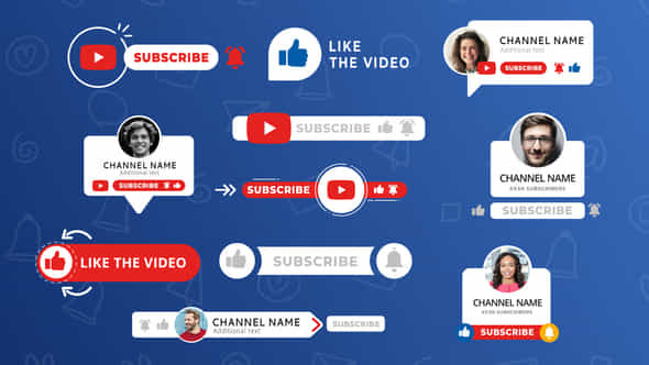 YoutubeSocial Media Subscribe - VideoHive 40754061