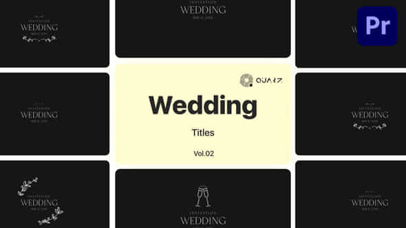 Wedding Titles For Premiere Pro Vol 02 - VideoHive 49000021