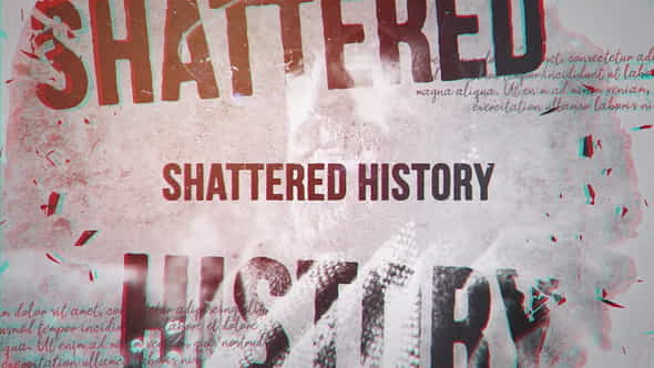 Shattered History - VideoHive 24416694