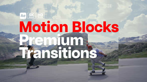 Premium Transitions Motion Blocks - VideoHive 49797652