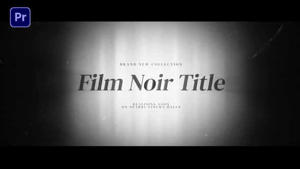 Film Noir Title - VideoHive 39471813