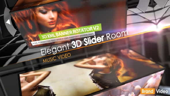 Elegant 3D Slider Room | Corporate - VideoHive 7180293
