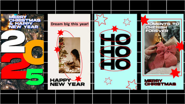 Instagram Stories Christmas New Year - VideoHive 55733439