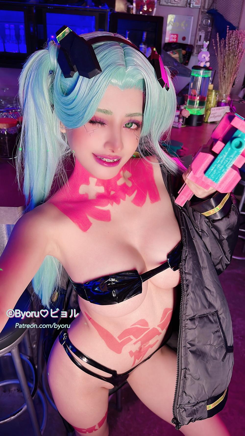 Cosplay 日本性感萝莉Byoru Cyberpunk Edgerunners(50)