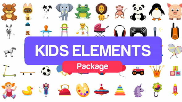 Kids Elements Package - VideoHive 21108015