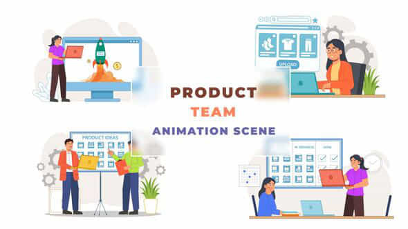 Product Team Animation - VideoHive 43044113