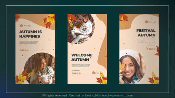 Autumn Instagram Story - VideoHive 47579974