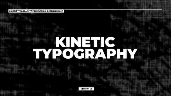 Kinetic Typography - VideoHive 43008449