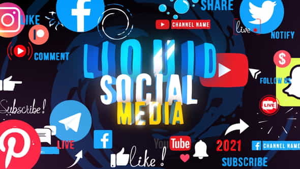 Liquid Social Media - VideoHive 29406999